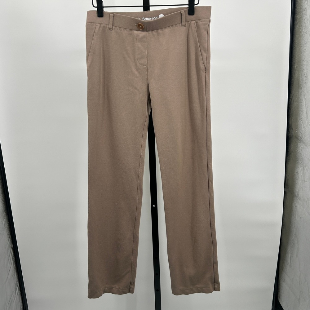 Betabrand Classic DPYP Dress‎ Yoga Pants Straight Leg Womens Size M Office
